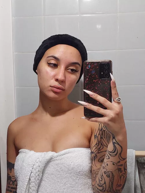 I have already done my care routine, now I am ready to give you your massage