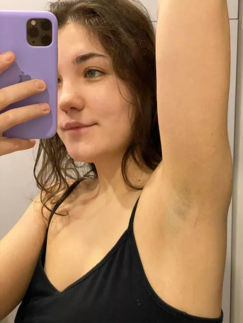 I'm a little embarrassed to show u my armpits 🥺