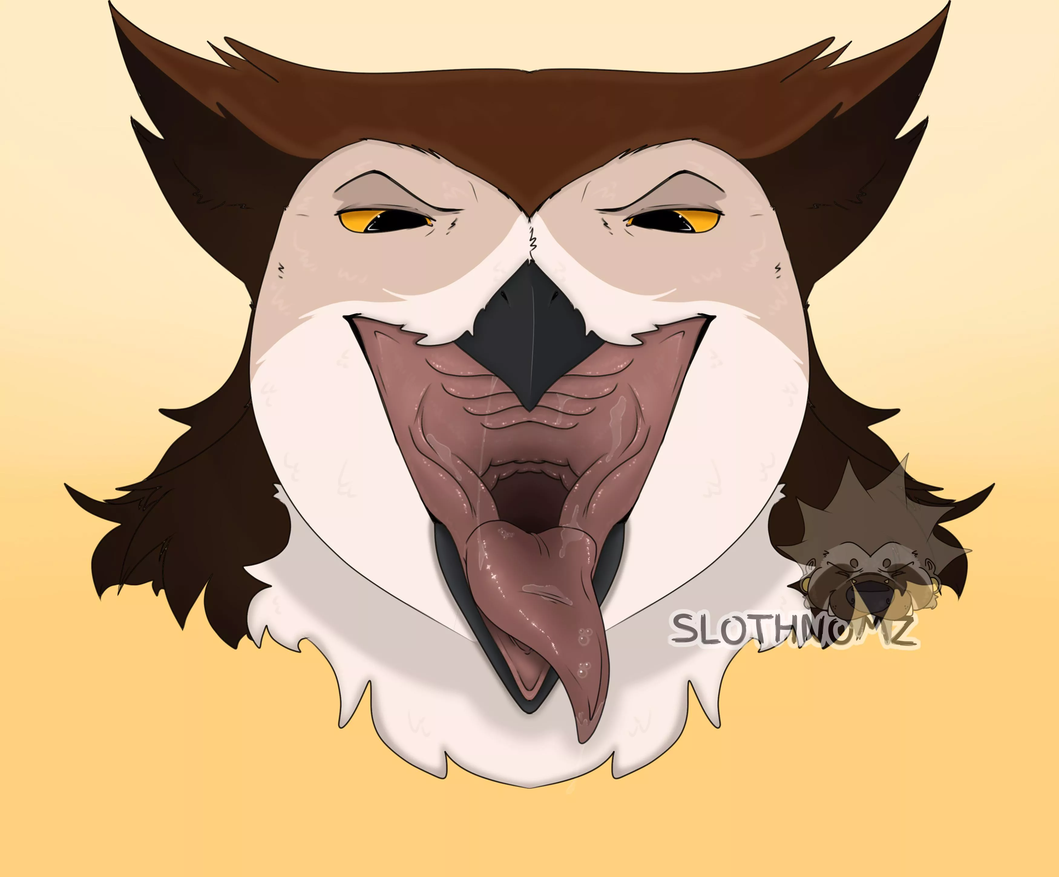 {image} [ Art By Me, SLOTHNOMZ ] [ Mawshot , Male pred ]