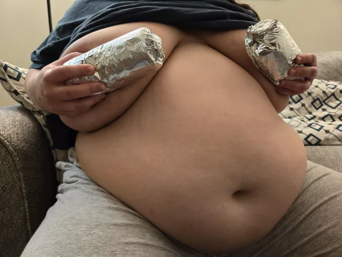 Is two burritos enough for a girl my size?
