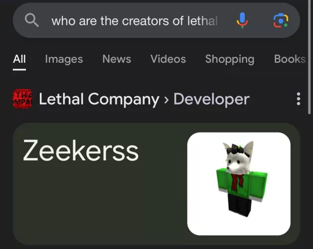 Just a reminder that the creator of lethal company is a furry