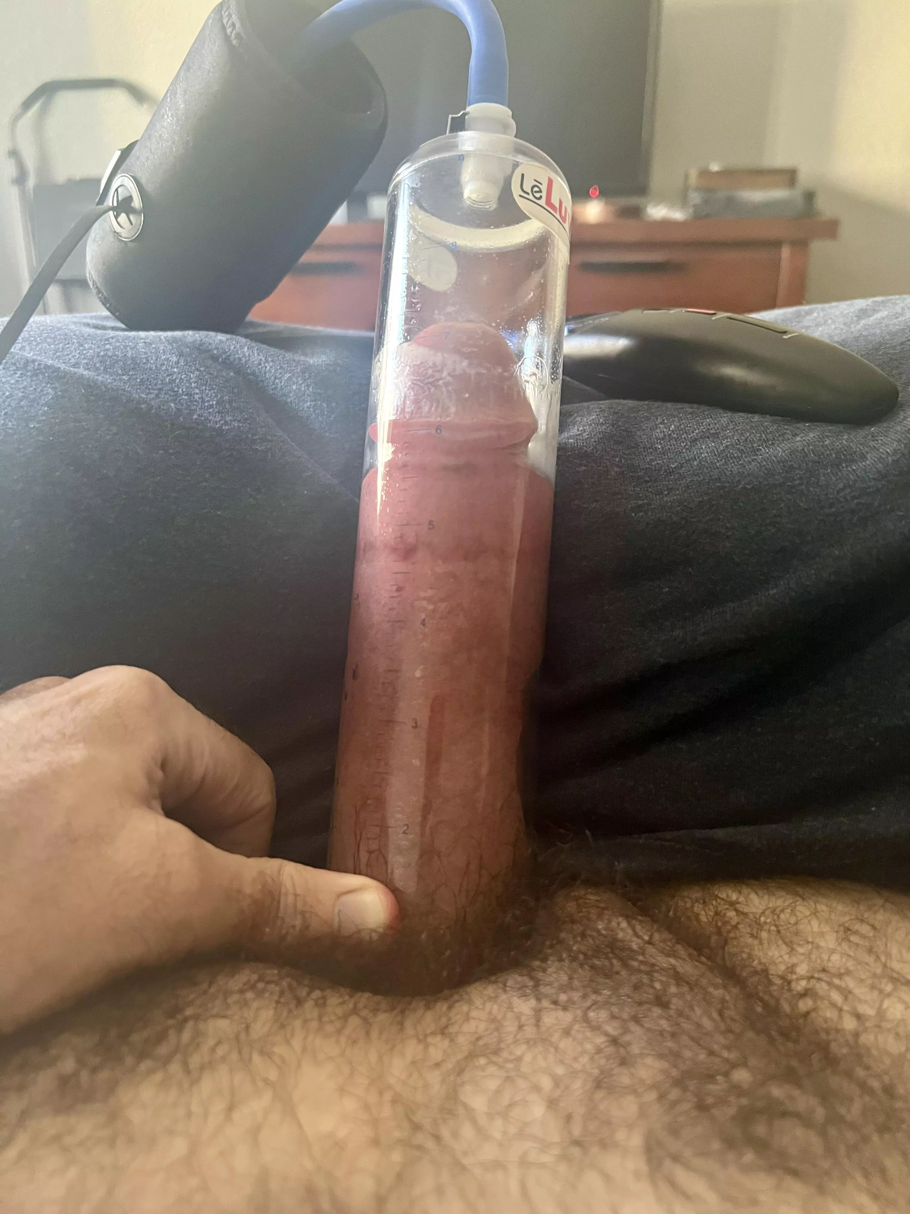 Just got in the tube and it’s already packed and over 7.5”