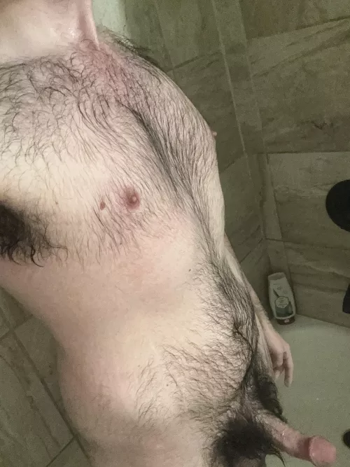 Just got out of the shower 