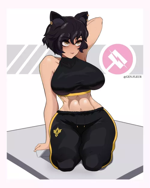 Kali at tye Thunderthighs gym