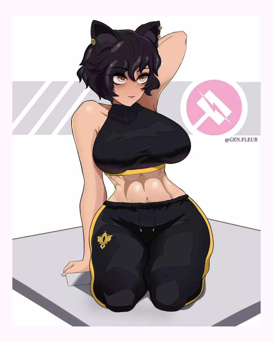 Kali at tye Thunderthighs gym