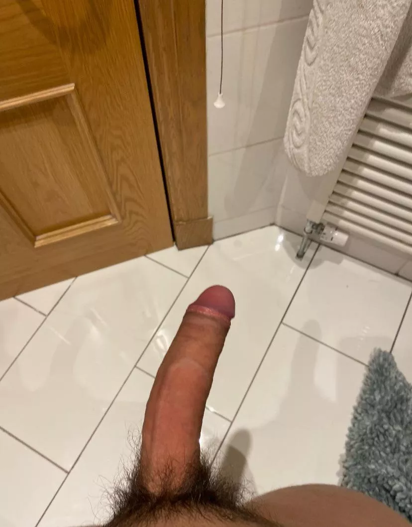 lol not even fully hard