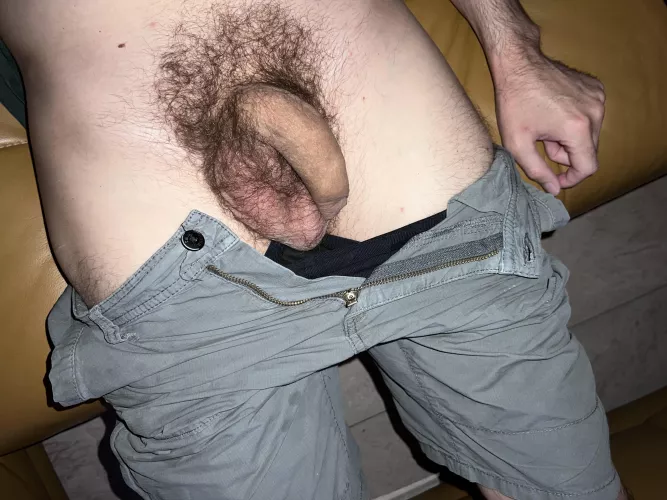 My uncut cock