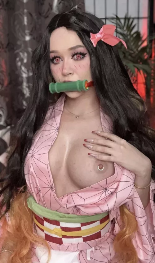 Nezuko from Kimetsu no Yaiba by Purple Bitch 