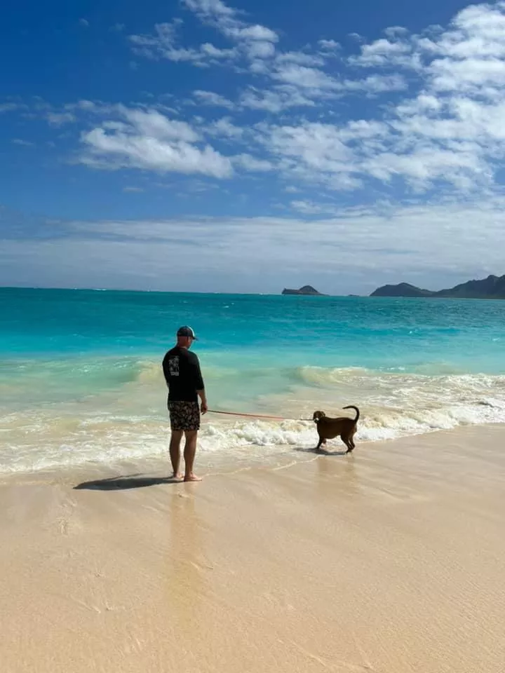 Oahu with my dog