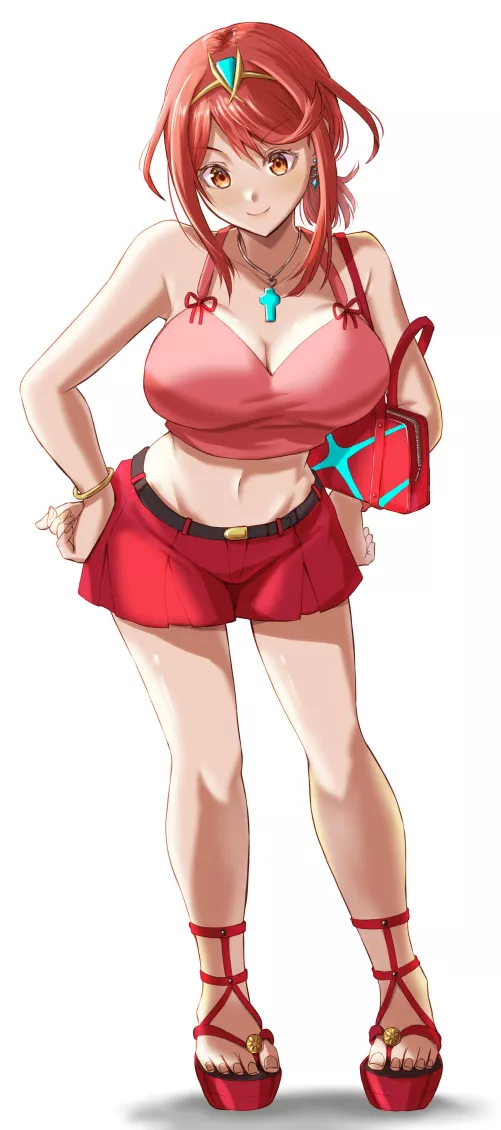 Pyra's casual outfit