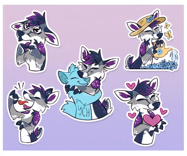 Stickers slots OPEN (Art by me)