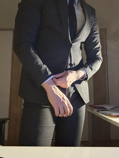 Thinking about bending my hot coworker over the desk