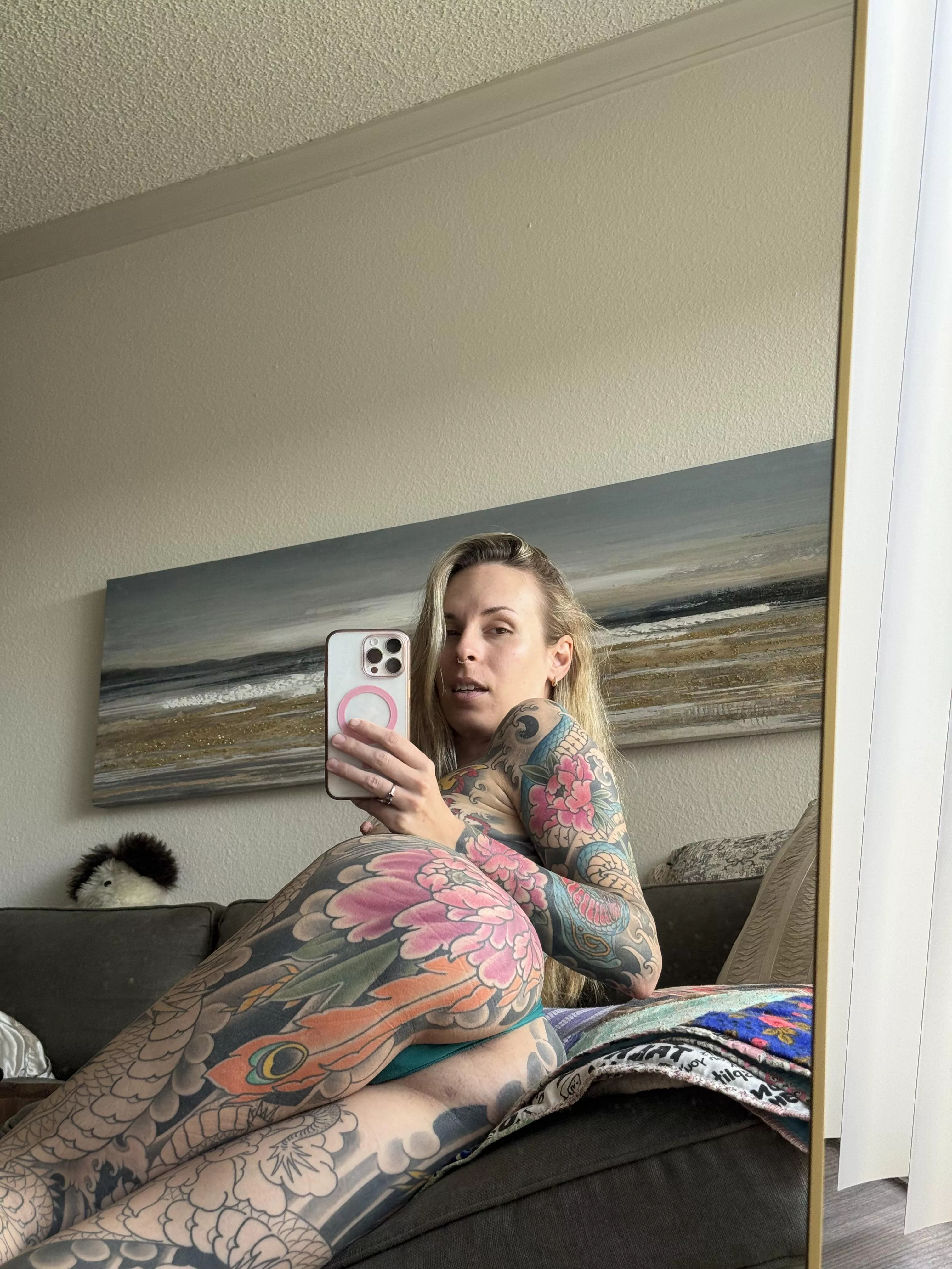 This mirror shows the best angles