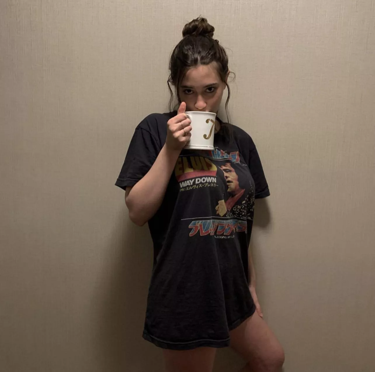 Trying as hard as she can