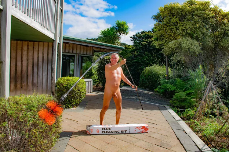 Winter is coming. Time to clean the woodburner flue.