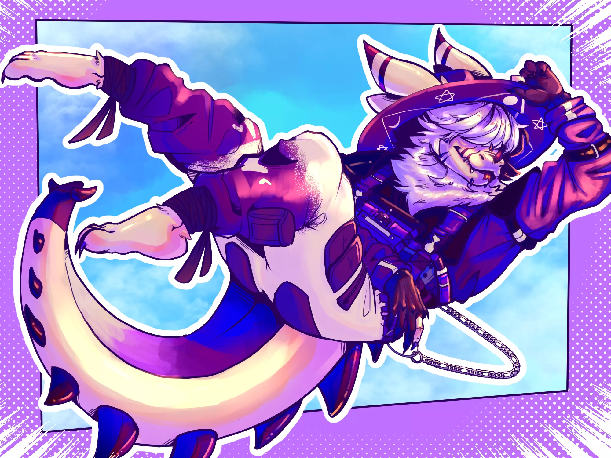 Falling from Cloud Nine (Commission)