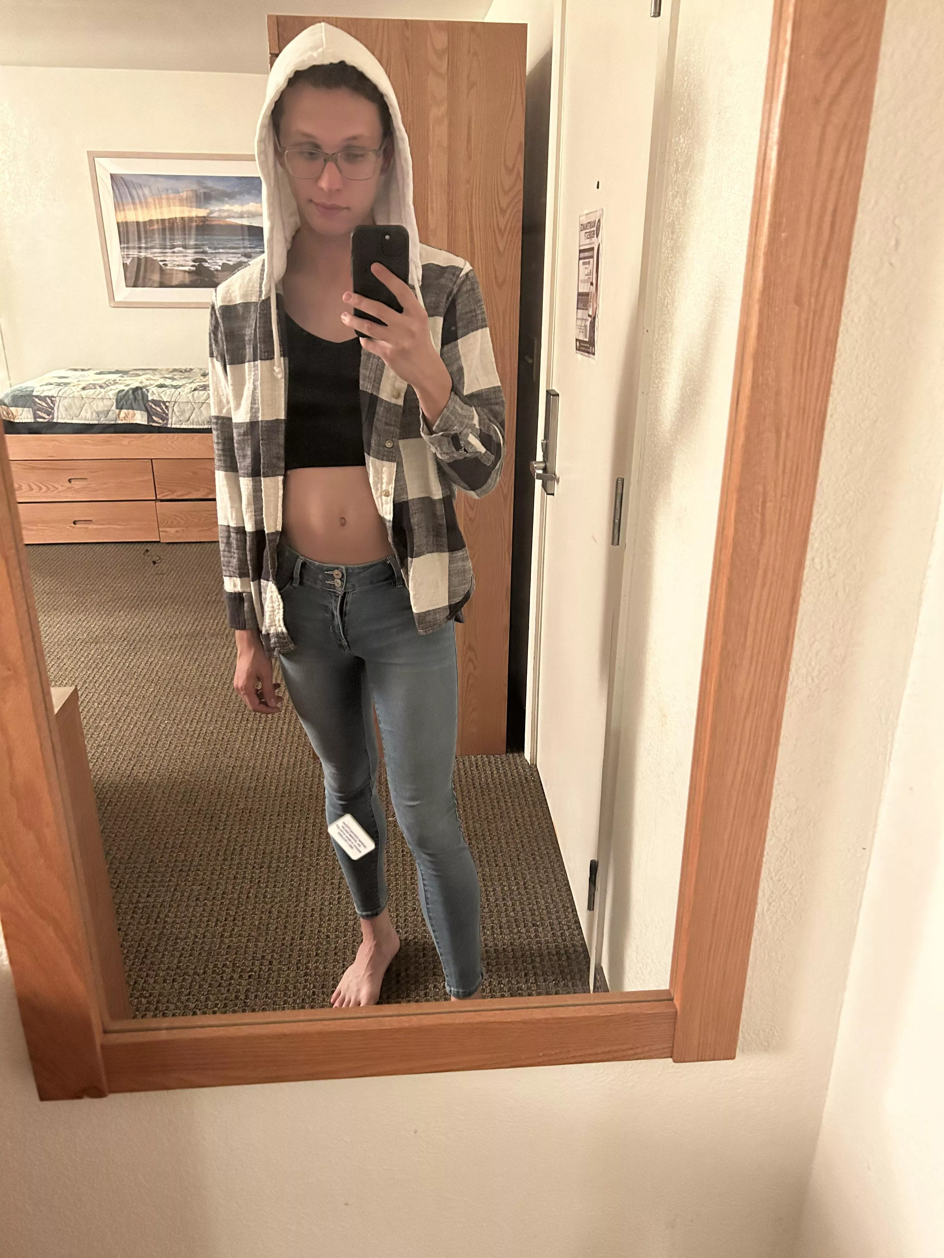 First pair of girl jeans