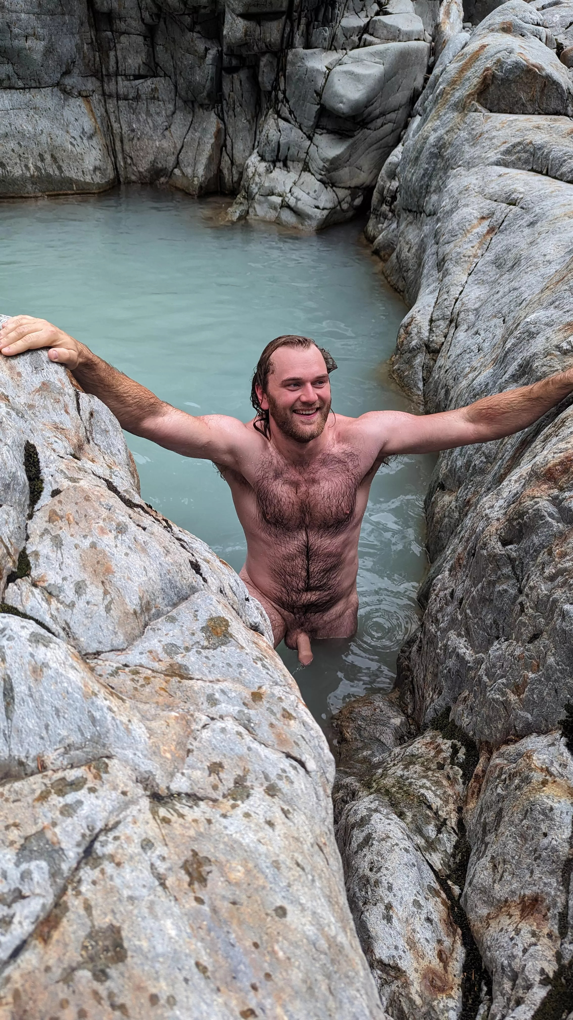 Glacial river dip anyone?