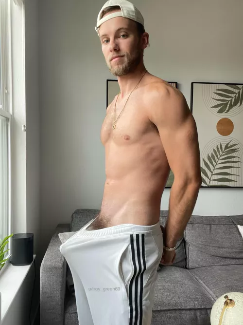 Have a severe case of morning wood