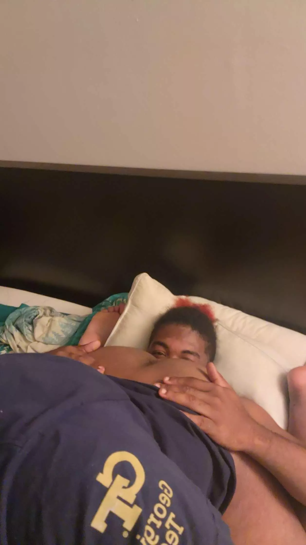 He asked to be smothered 