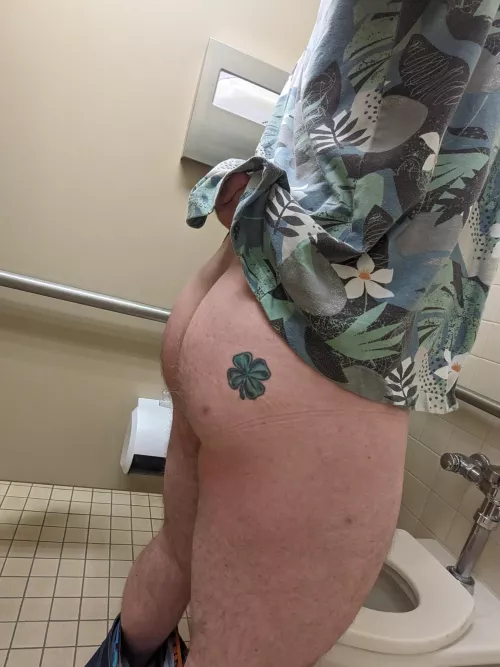 Here's my lucky butt