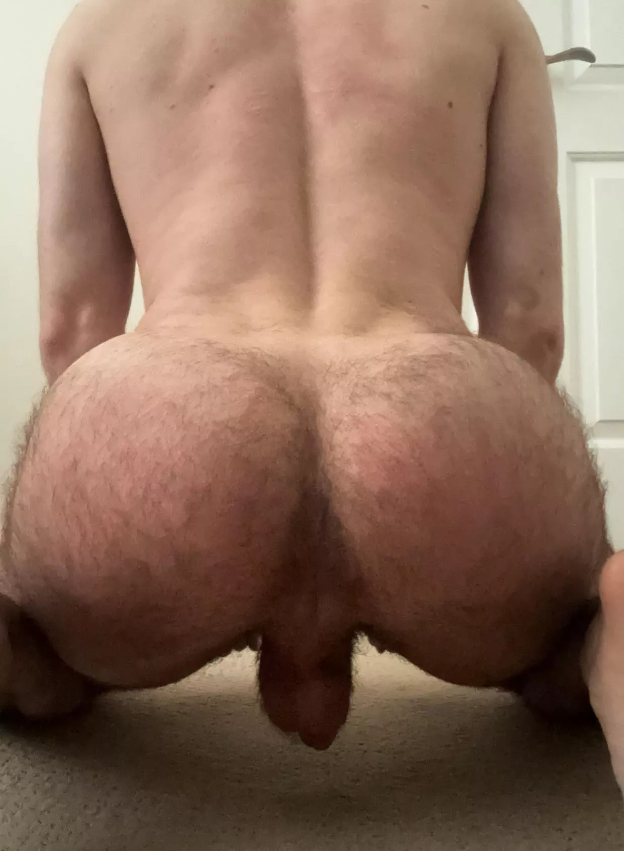 I love getting spanked while raw dogged.