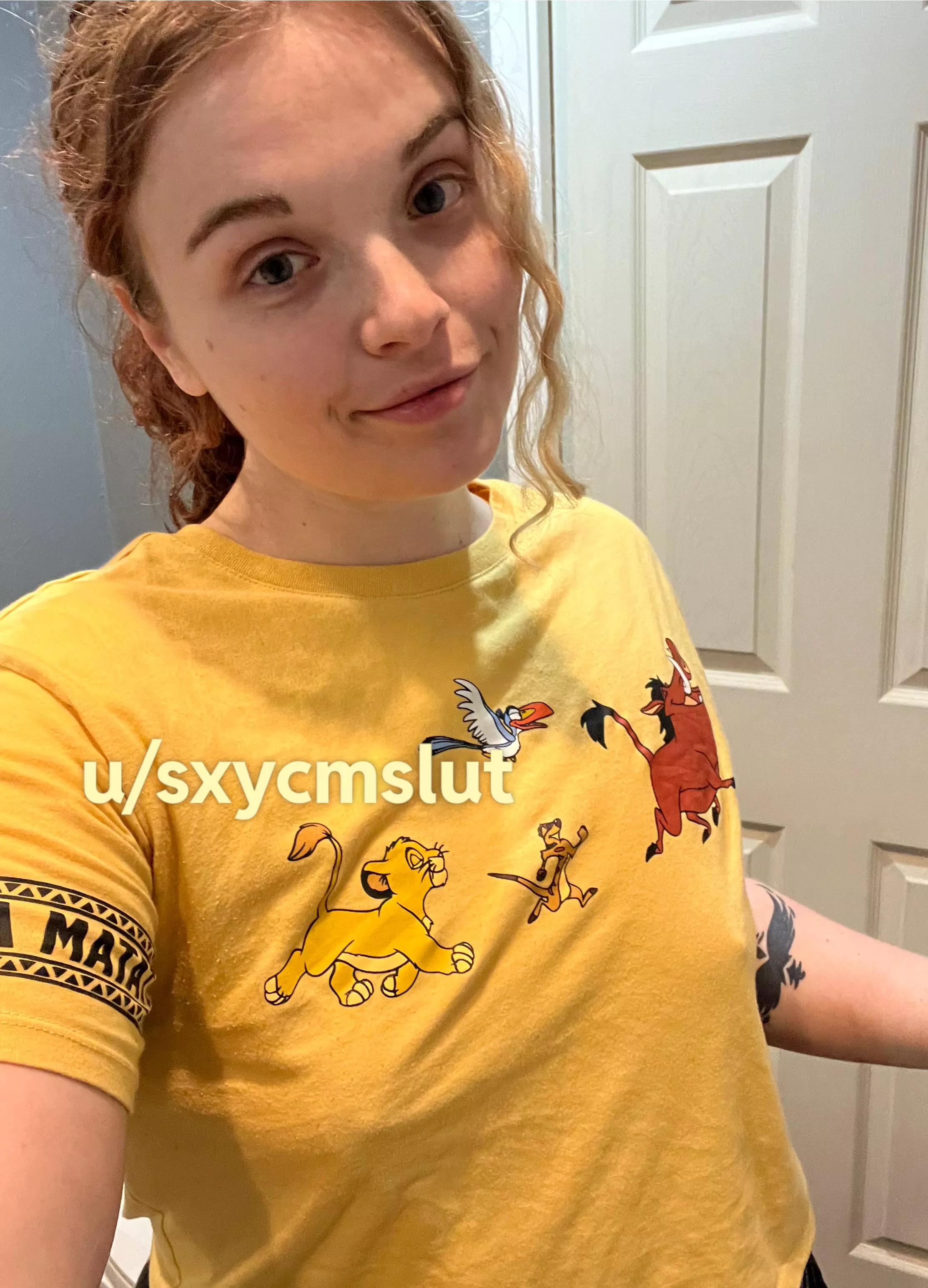 I never wear a bra around 🩷