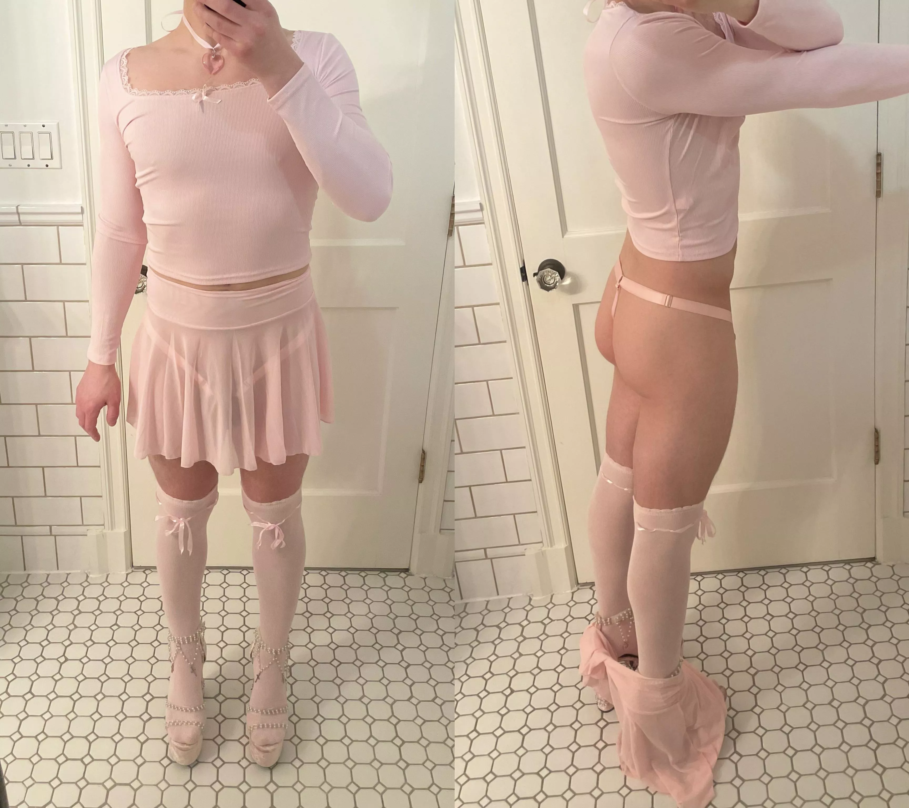 I used to be straight and now I wear see through skirts 🤭