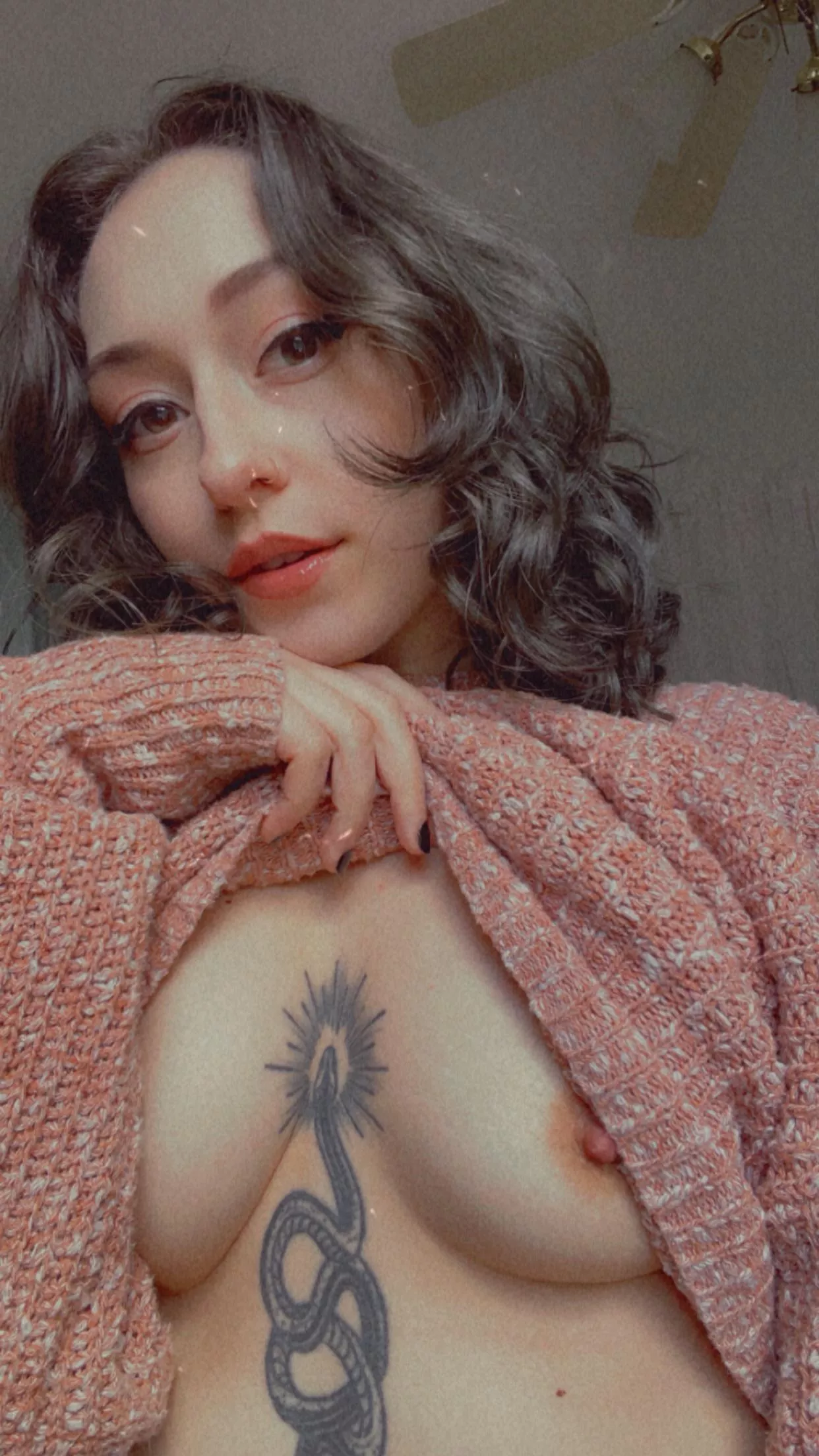 I’ll let you lick my pink little nipples but you have to let me peg you first!