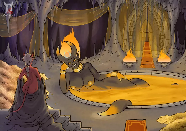 In the Chamber of the Lust Titan (OC - @DemonSlick)