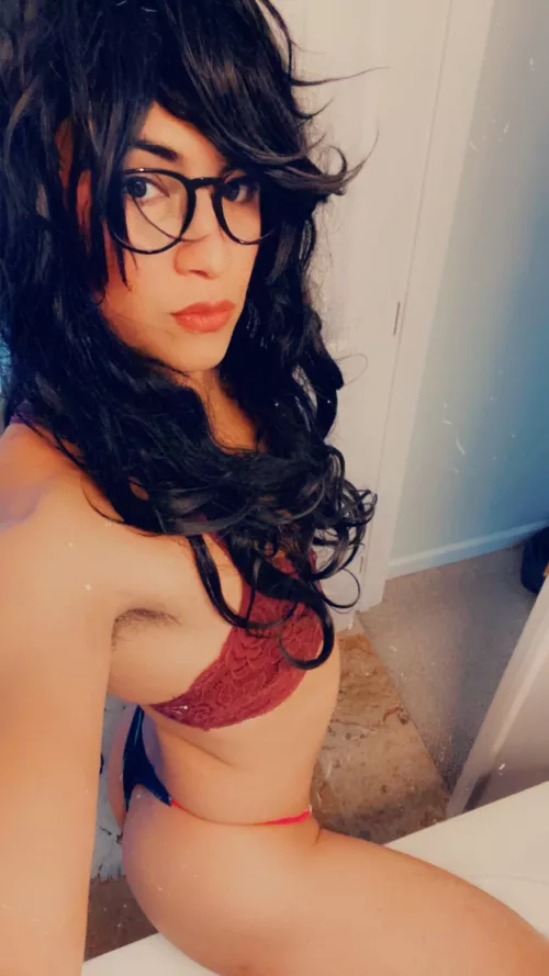 It used to bother me being the small Asian boy in class. Met a bull at work who made me his bottom and now I leave my hair long and wear makeup when I stay at his apartment 