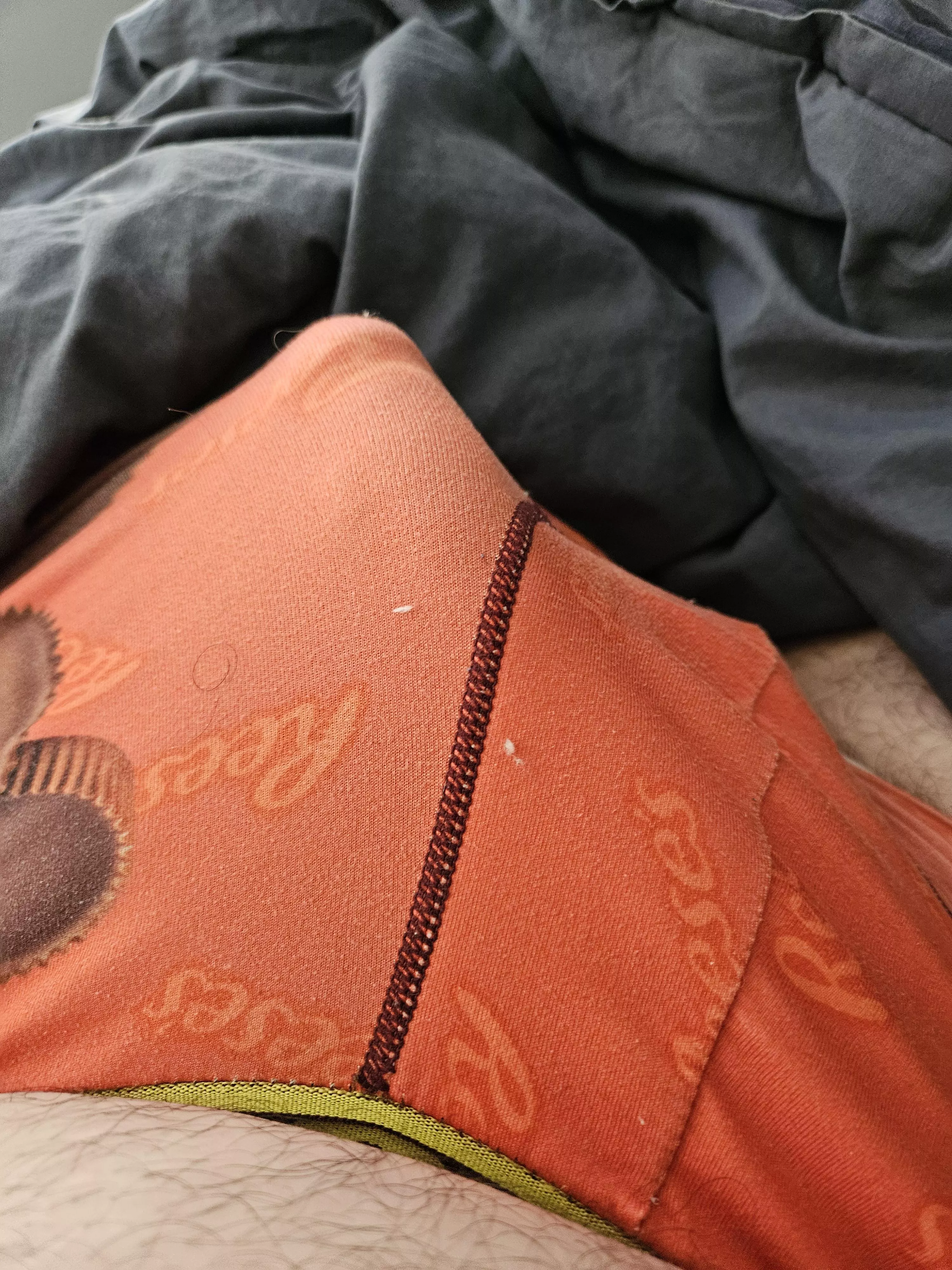 Kiss it over the fabric