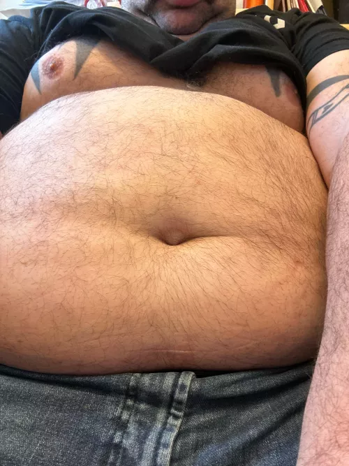 My dad belly 