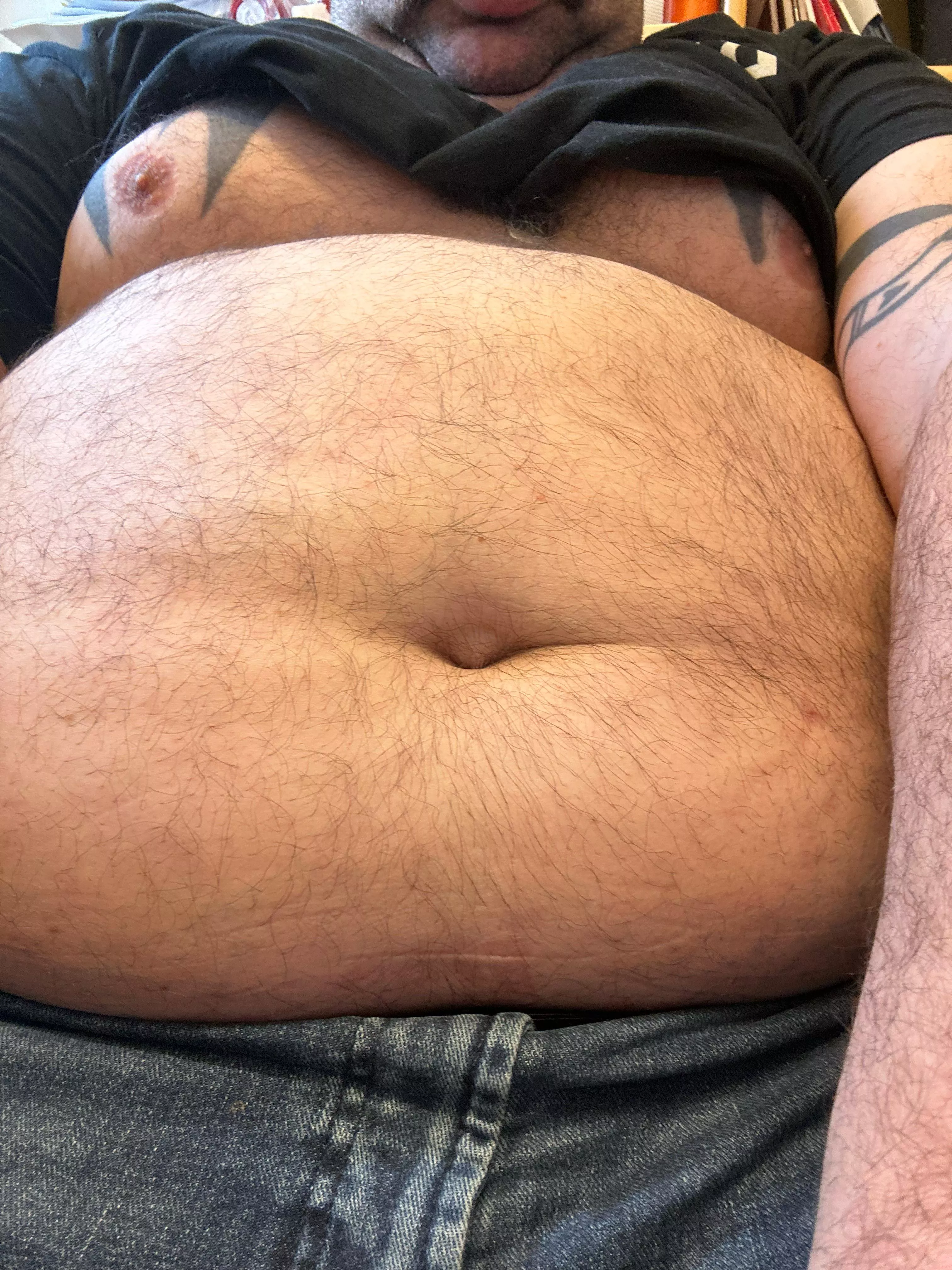 My dad belly 