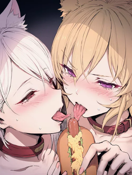 Nakiri Cousins Ahegao Tease (HAONI)[Food Wars]