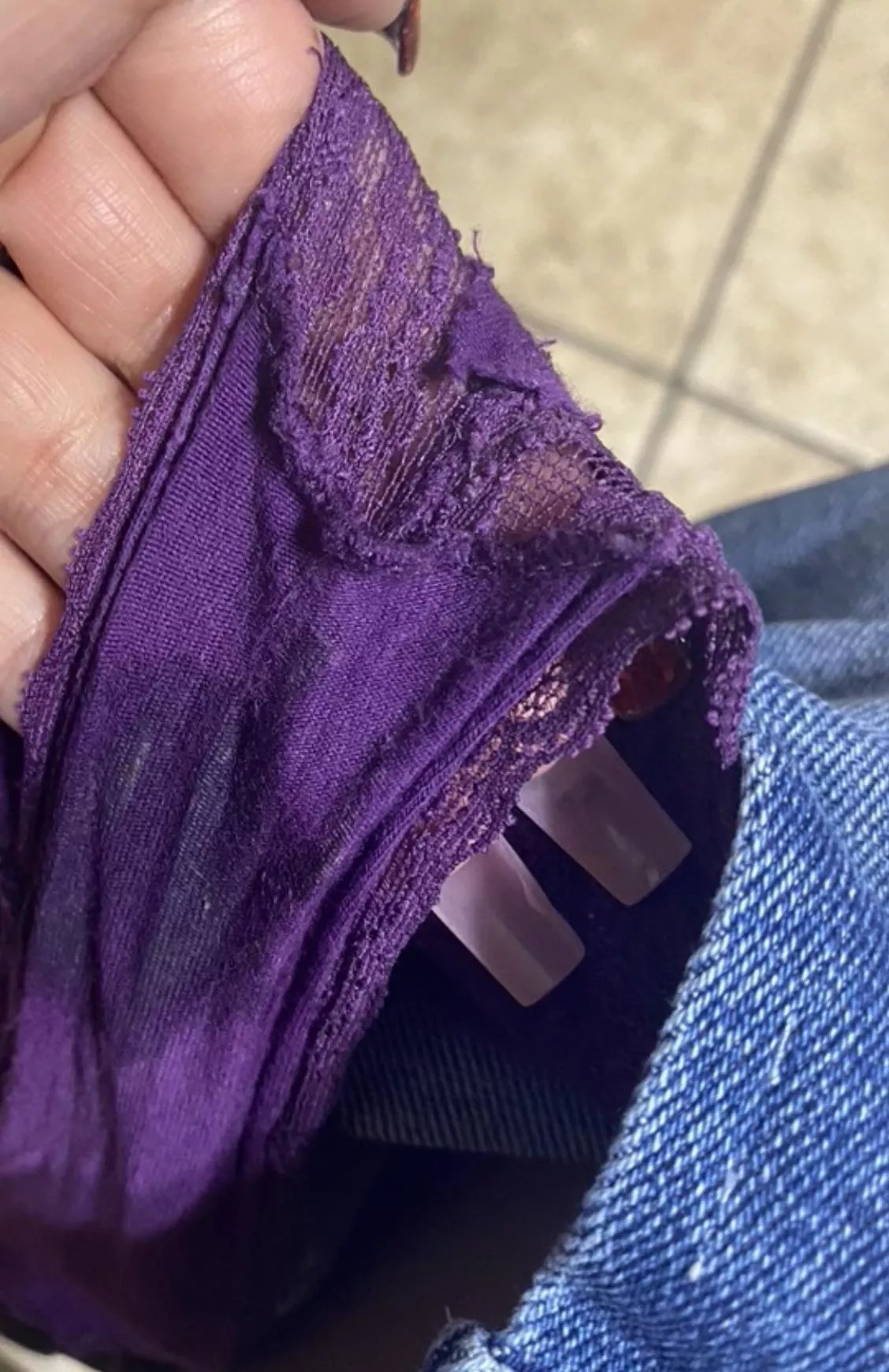 opss! wet during shopping🤭