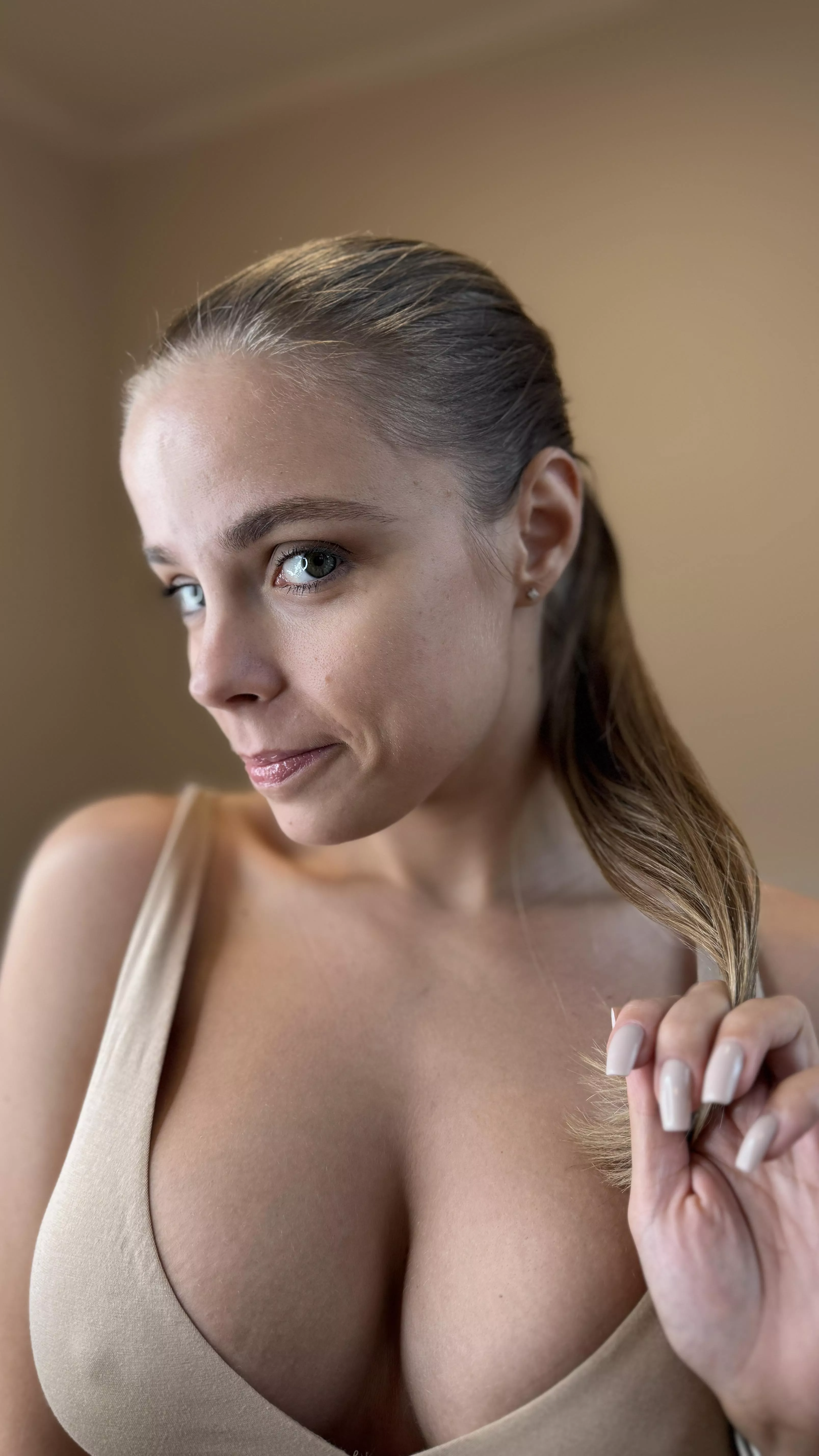 Smile and nipples are the best combination