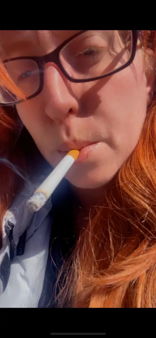 So glad the sun came out to enjoy smokes in the step again