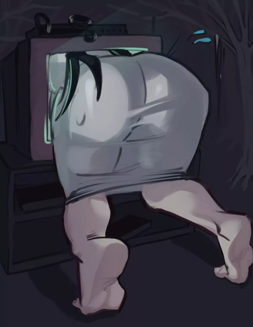 Stuck In The TV Screen Stuck In The TV Screen
