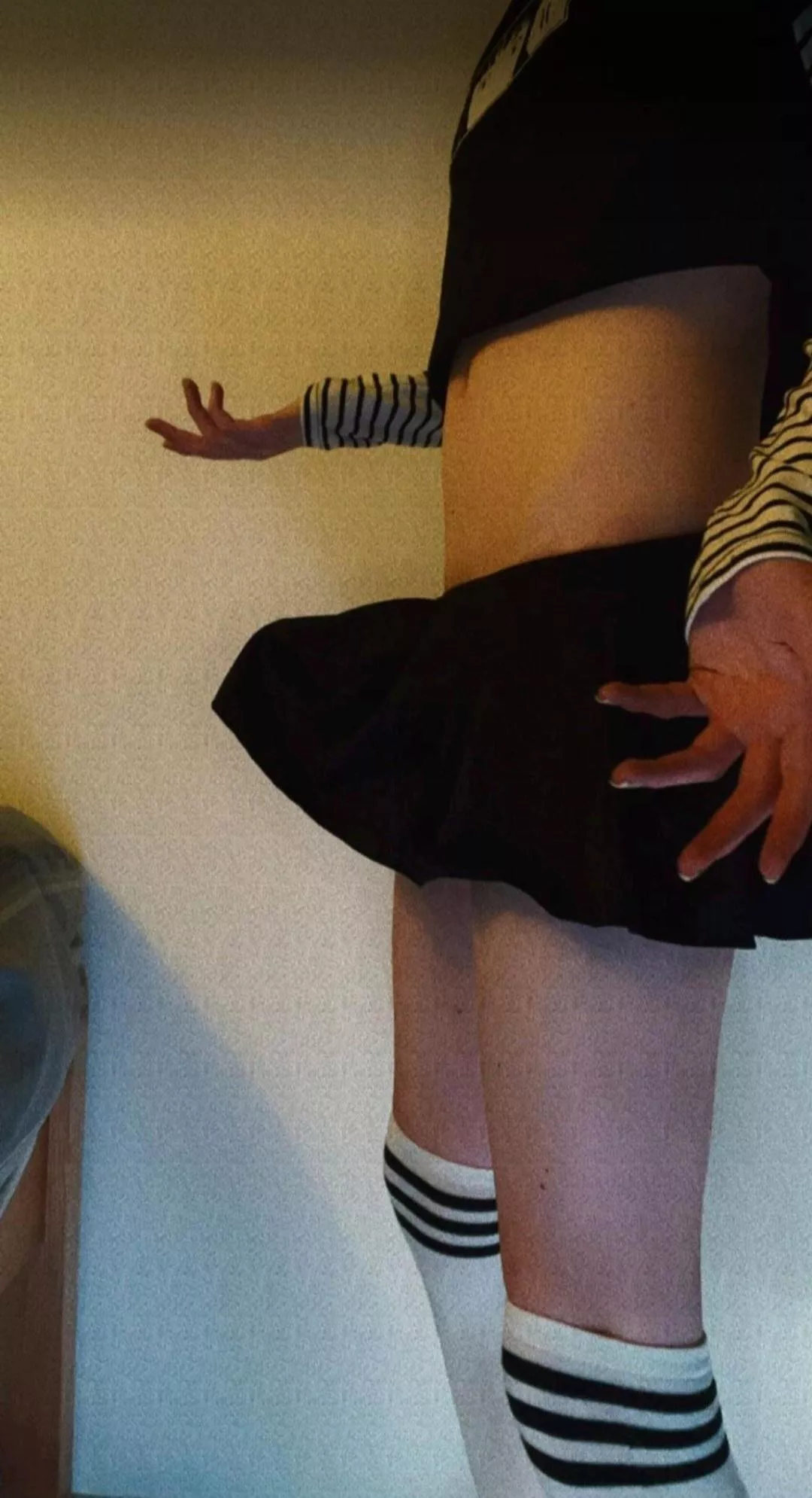 What would you do with me, if I like it I'll send you a pic without skirt🤭