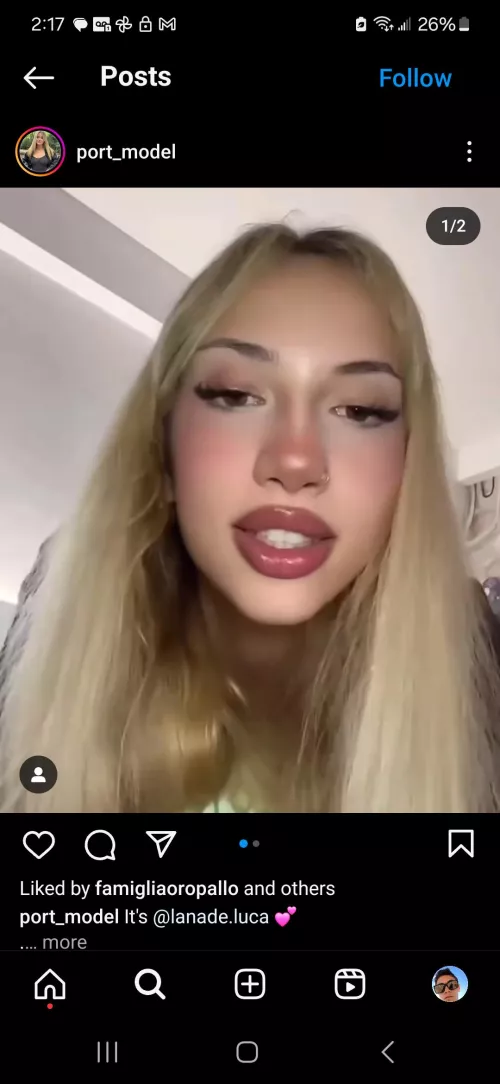 What's her name IG handle@