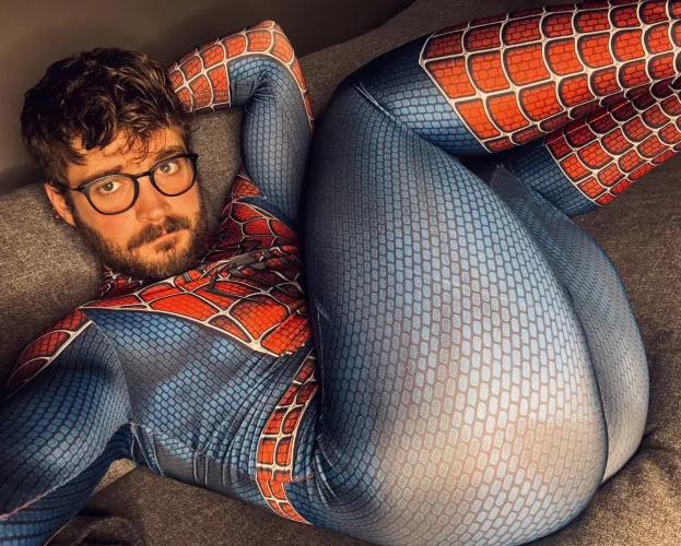 Who knew spider man was so thick?