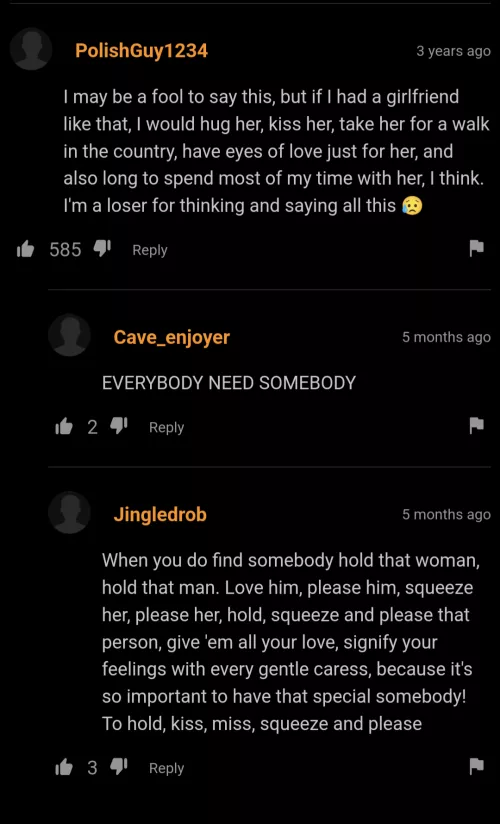 Wholesome advice from Jingledrob