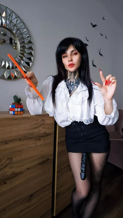 Will you lend me a helping hand to measure the length of my cock?