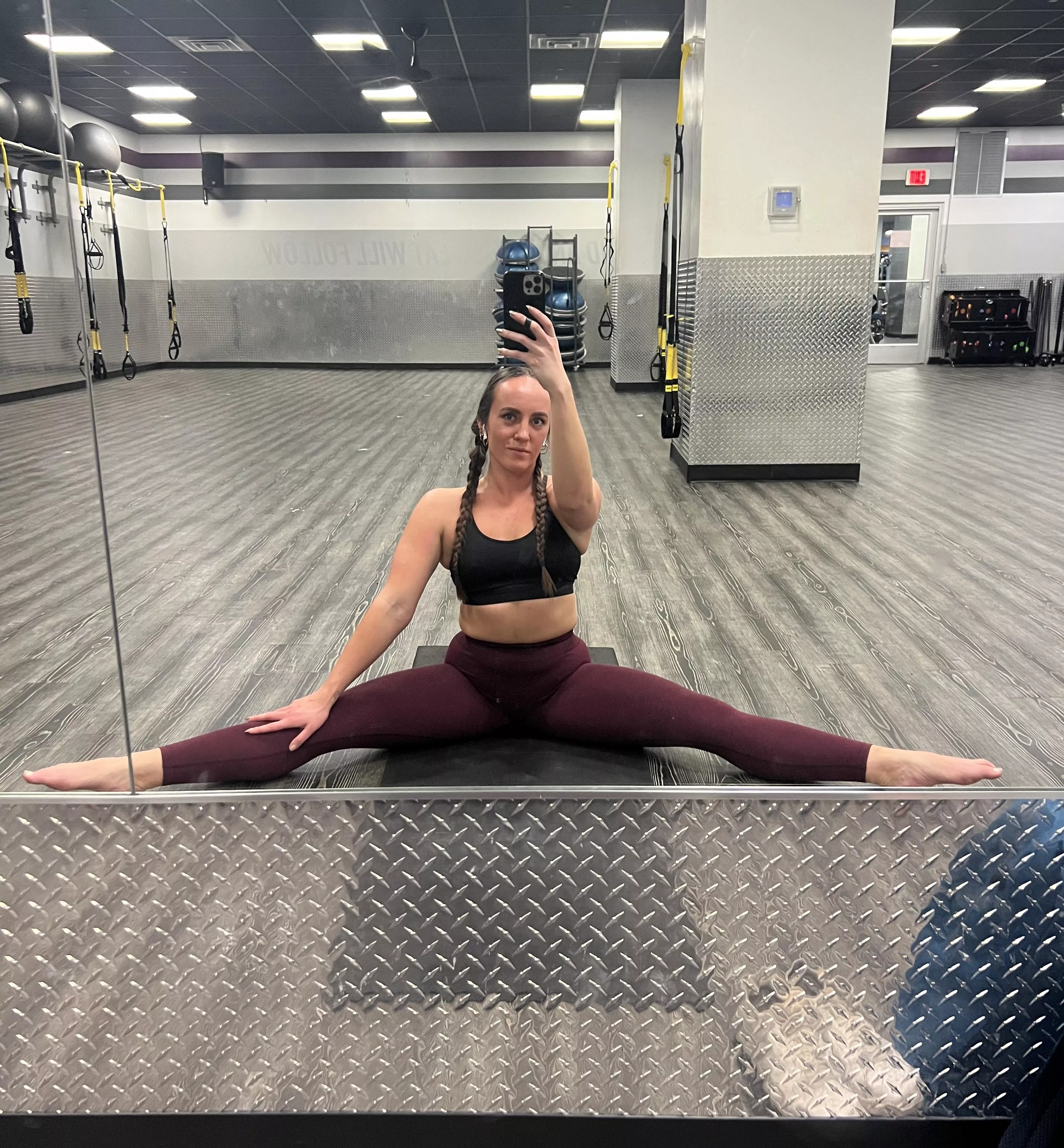 working on my splits