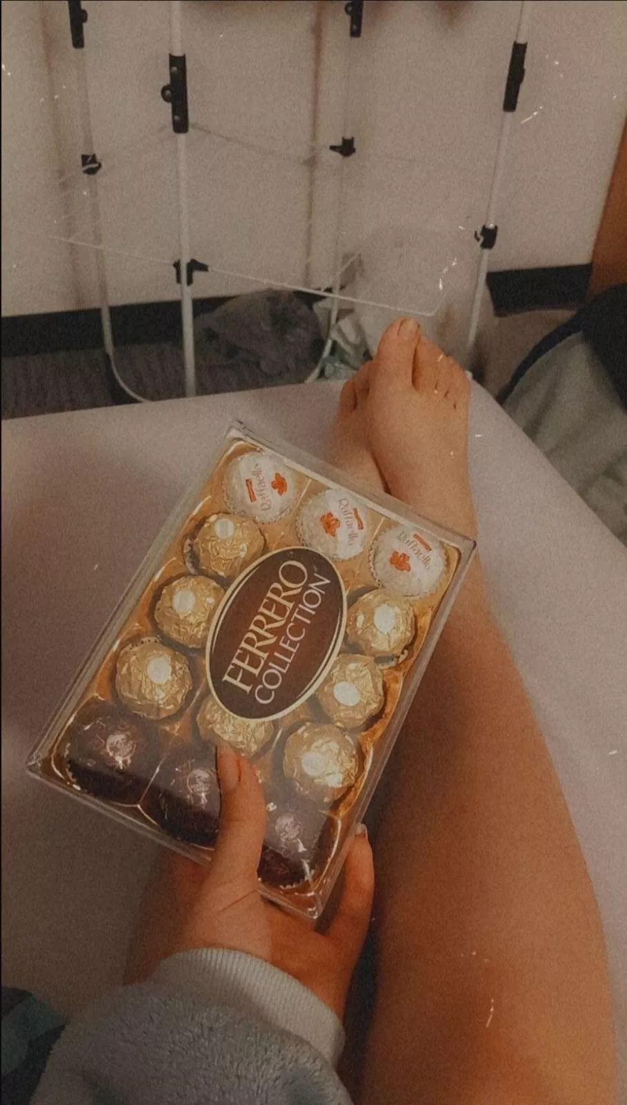 Would you eat the chocolate or my sweaty feet 🫣☺️