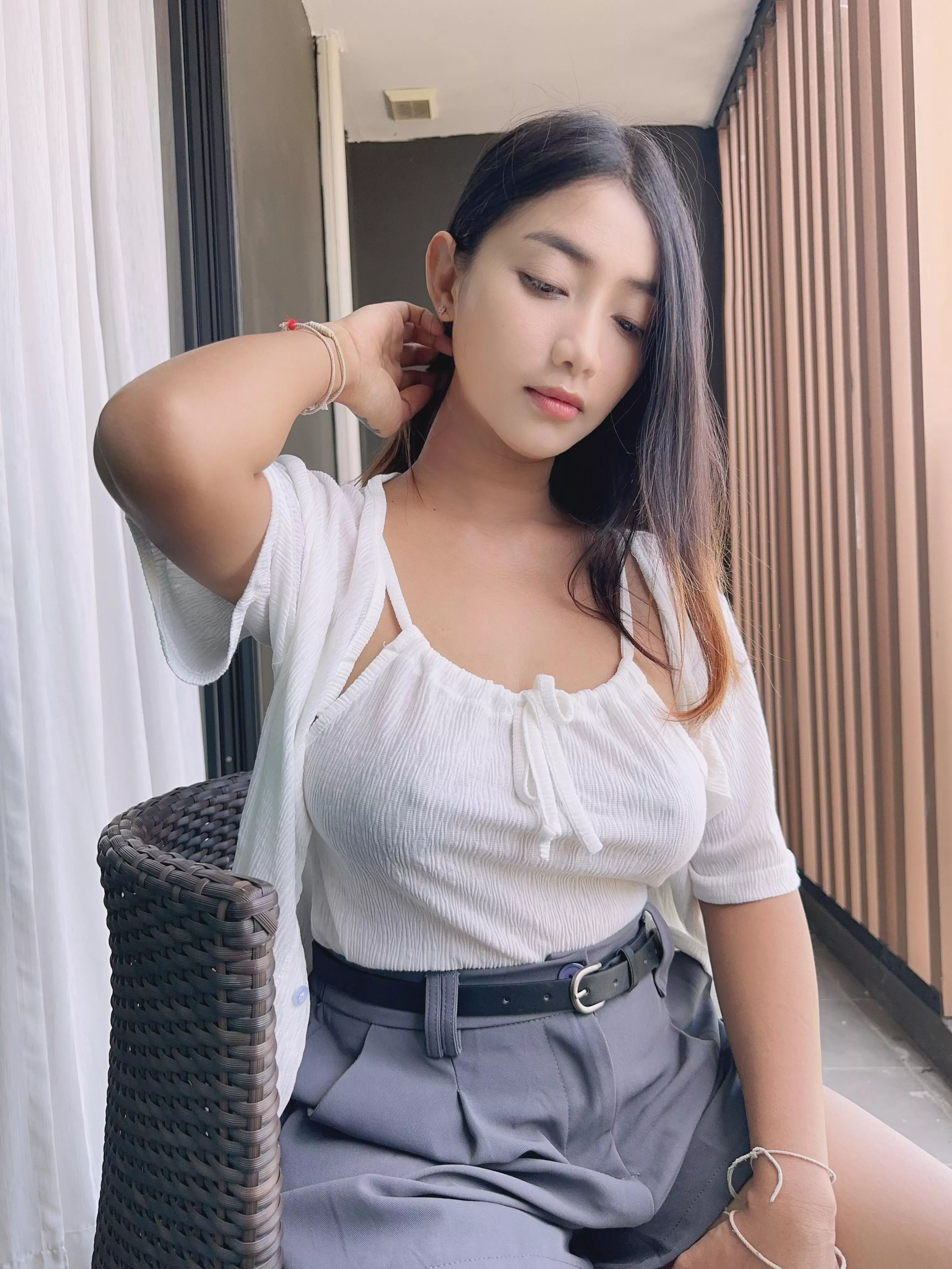 You can look down if you like