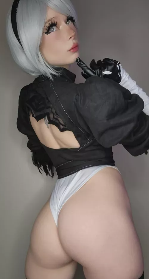 2b reporting for booty (2b cosplay by me Lola.luvgood)