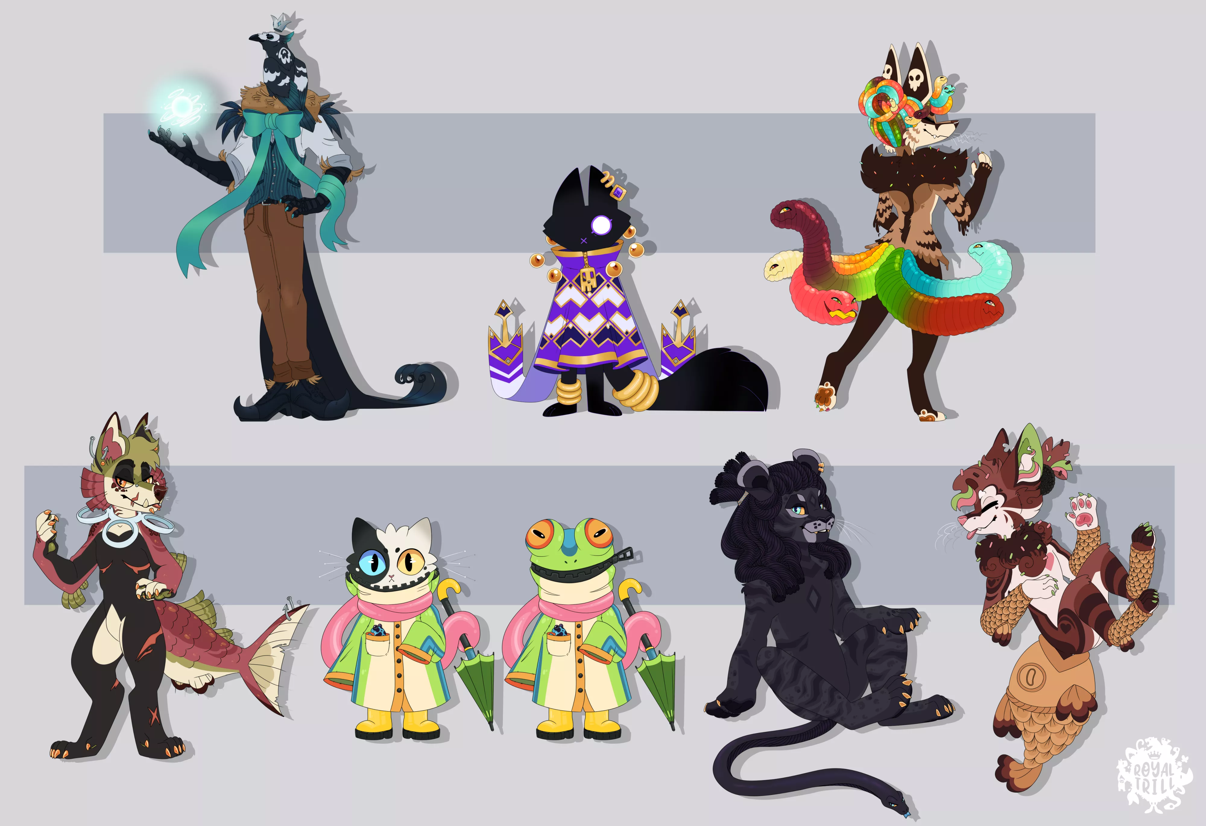 Assortment of creatures