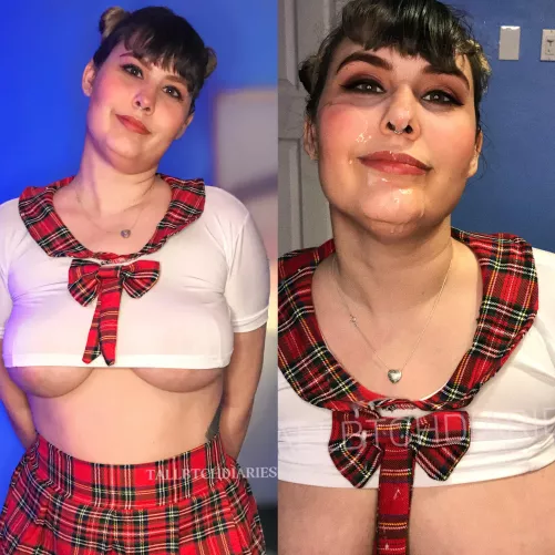 Before and after I passed my finals ♡ 